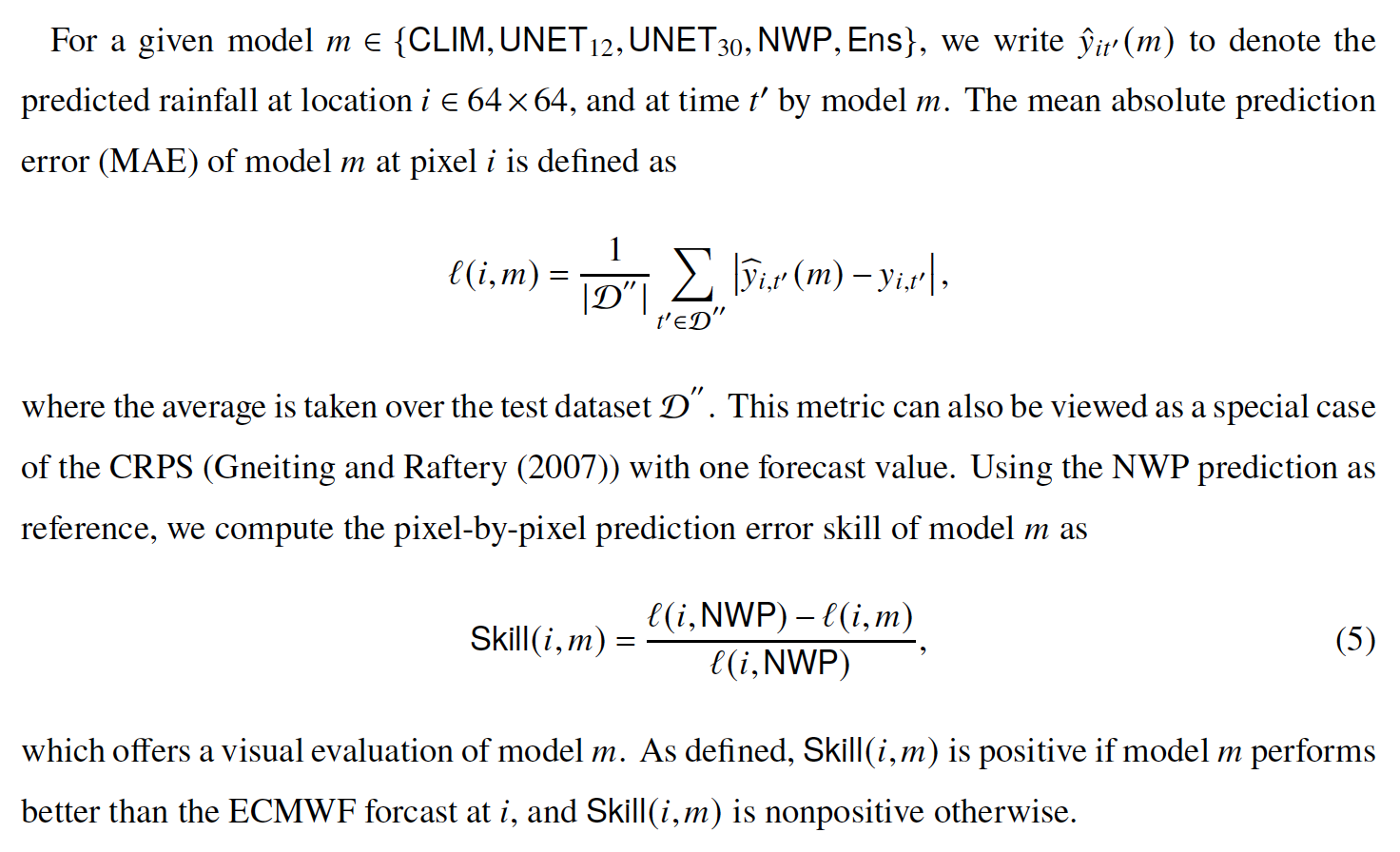 Mean Absolute Error (MAE)