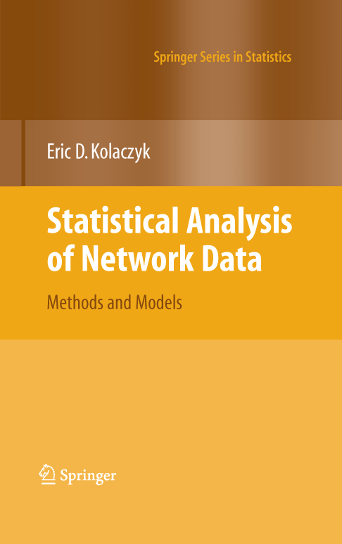 Image of the cover for 'Statistical Analysis of Network Data'