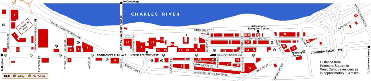 boston university campus map pdf Boston University Campus Map Googlesail boston university campus map pdf