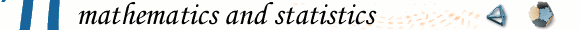 Mathematics and Statistics